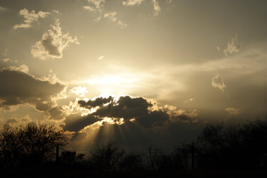 cumulus humilis : Del Rio, Texas, USA   14 May 2006