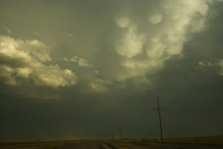 mammatus mammatus_cloud : S of Guymon, Oklahoma, USA   21 May 2006