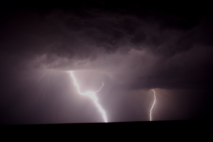 lightning lightning_bolts : near Sheridan Lake, Colorado, USA   22 May 2006