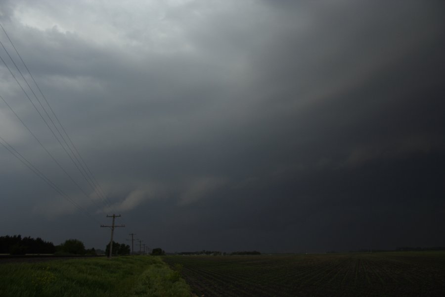 shelfcloud shelf_cloud : NE of Grand Island, Nebraska, USA   23 May 2006