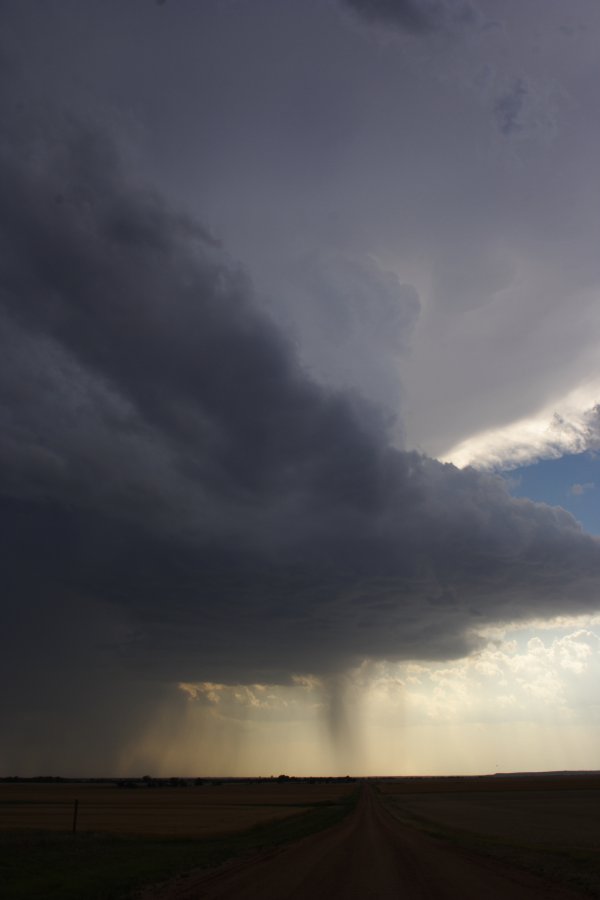 cumulonimbus thunderstorm_base : E of Woodward, Oklahoma, USA   25 May 2006