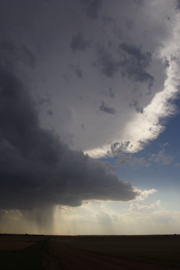 cumulonimbus thunderstorm_base : E of Woodward, Oklahoma, USA   25 May 2006