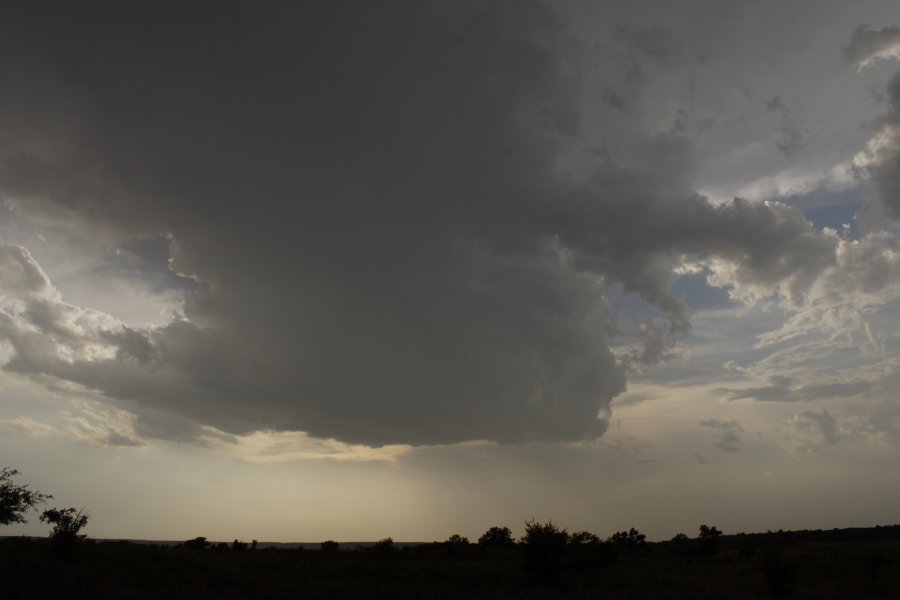 thunderstorm cumulonimbus_incus : E of Woodward, Oklahoma, USA   25 May 2006