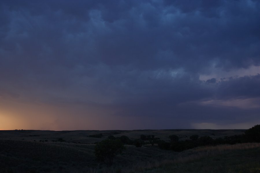 cumulonimbus thunderstorm_base : N of Woodward, Oklahoma, USA   25 May 2006