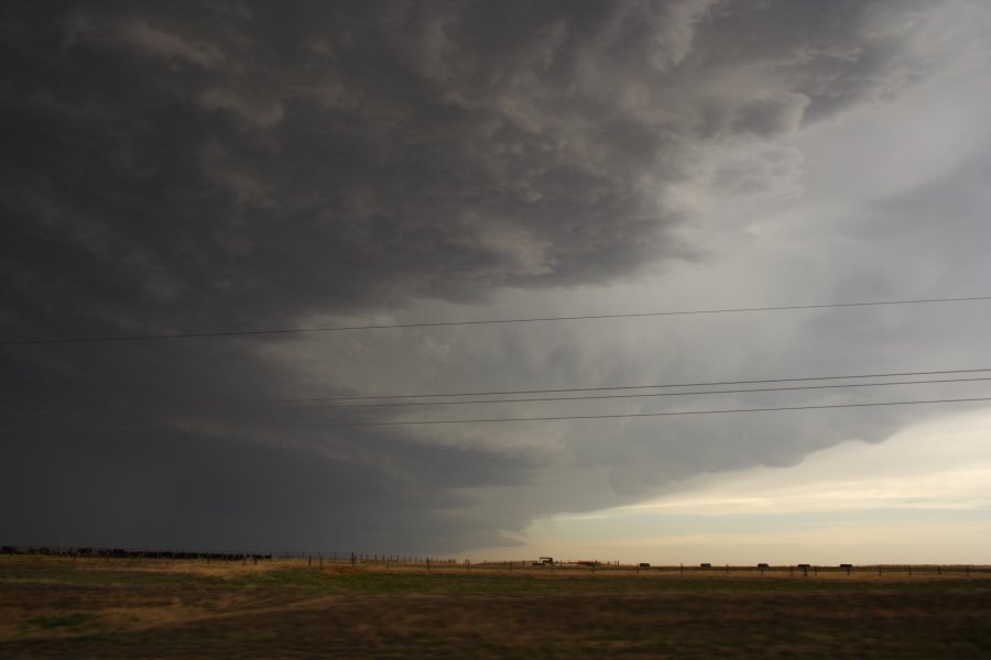 cumulonimbus thunderstorm_base : SW of Hoxie, Kansas, USA   26 May 2006