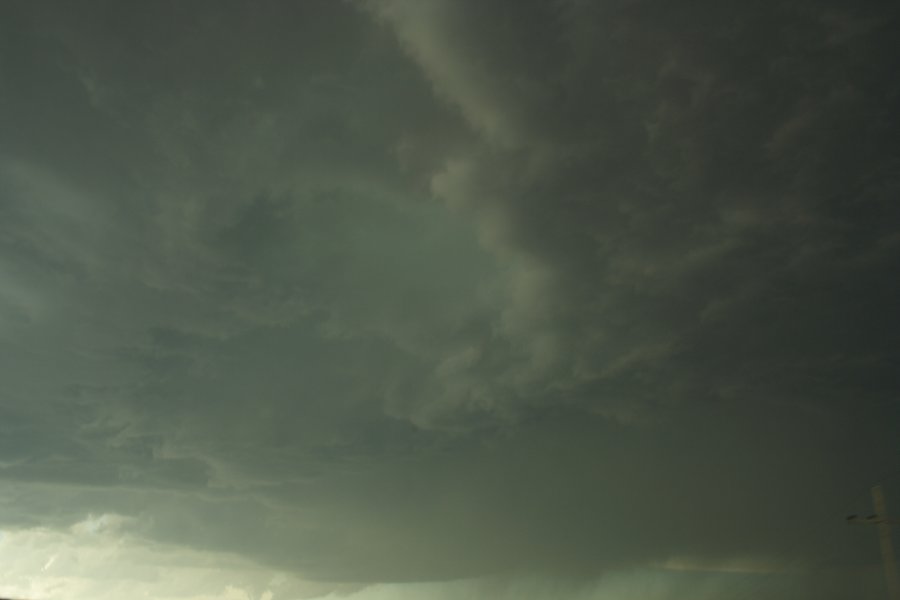 cumulonimbus thunderstorm_base : SW of Hoxie, Kansas, USA   26 May 2006