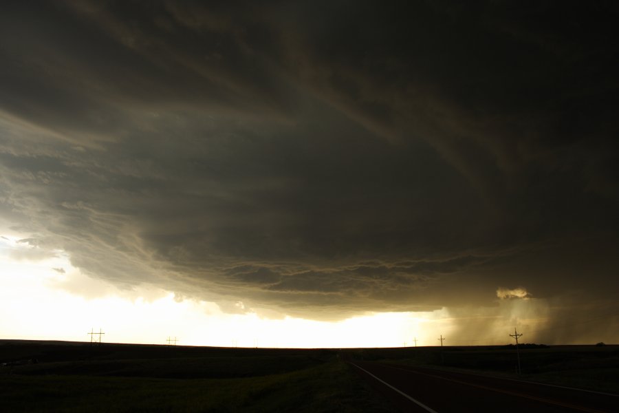 raincascade precipitation_cascade : SW of Hoxie, Kansas, USA   26 May 2006