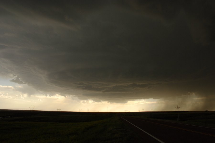 raincascade precipitation_cascade : SW of Hoxie, Kansas, USA   26 May 2006