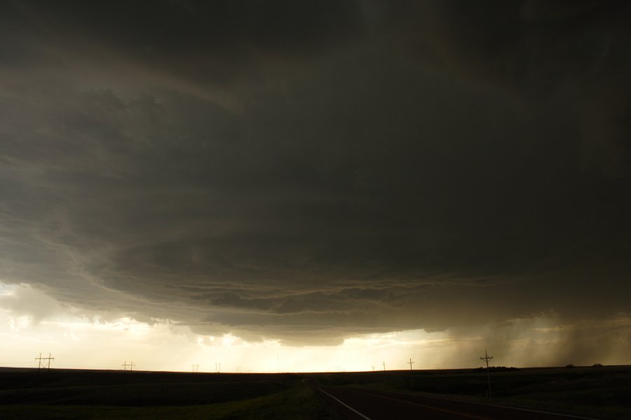 raincascade precipitation_cascade : SW of Hoxie, Kansas, USA   26 May 2006