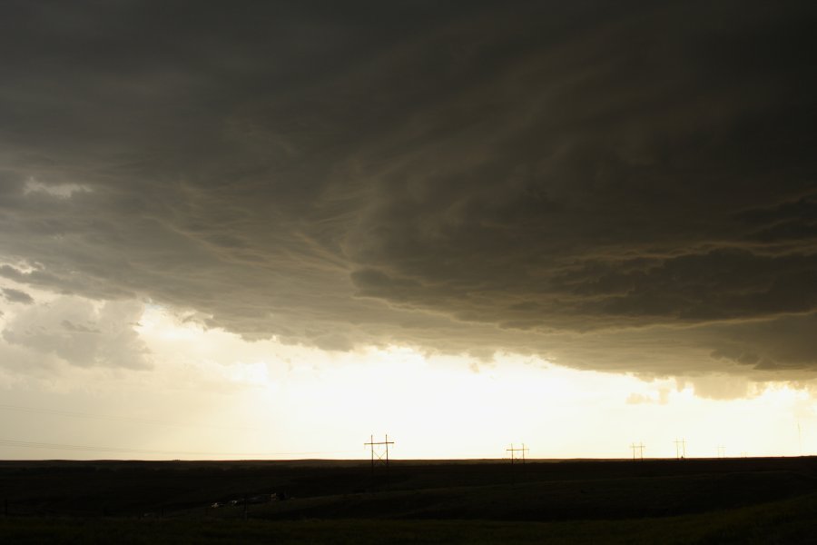 cumulonimbus thunderstorm_base : SW of Hoxie, Kansas, USA   26 May 2006