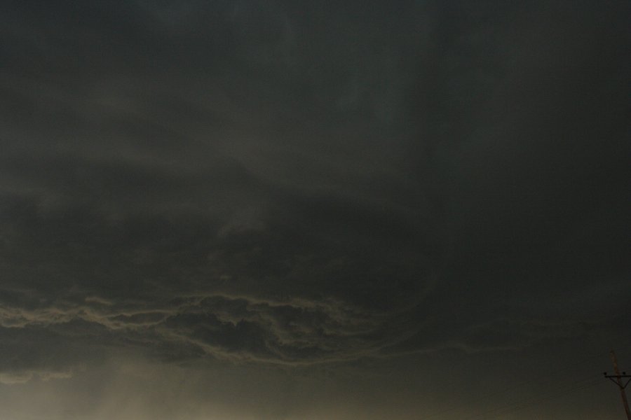 cumulonimbus thunderstorm_base : SW of Hoxie, Kansas, USA   26 May 2006