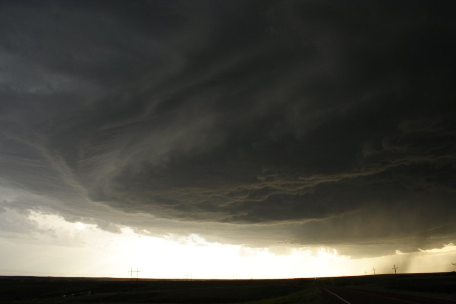 cumulonimbus supercell_thunderstorm : SW of Hoxie, Kansas, USA   26 May 2006