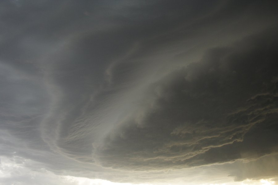 cumulonimbus thunderstorm_base : SW of Hoxie, Kansas, USA   26 May 2006