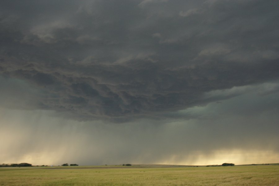 cumulonimbus thunderstorm_base : SW of Hoxie, Kansas, USA   26 May 2006