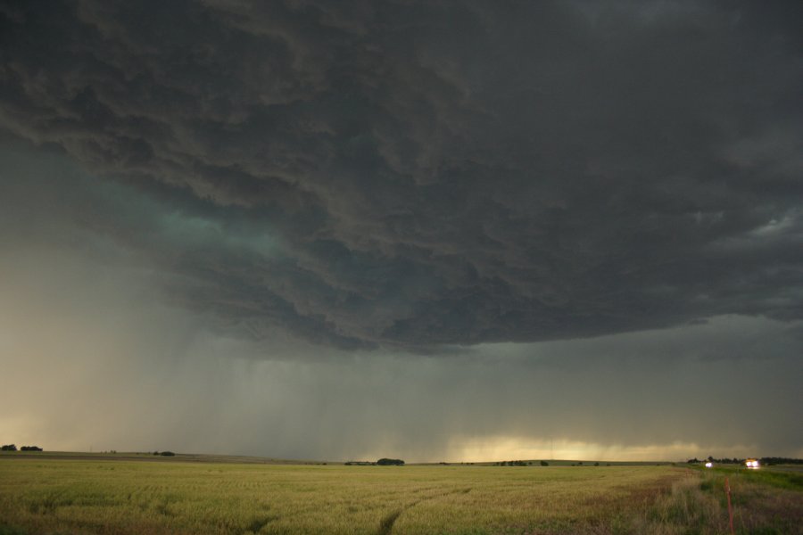 cumulonimbus thunderstorm_base : SW of Hoxie, Kansas, USA   26 May 2006