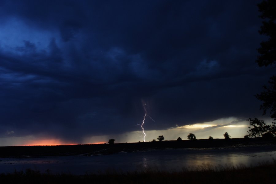 sunset sunset_pictures : near Hoxie, Kansas, USA   26 May 2006