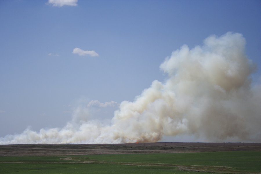 bushfire wild_fire : Gettysburg, South Dakota, USA   27 May 2006