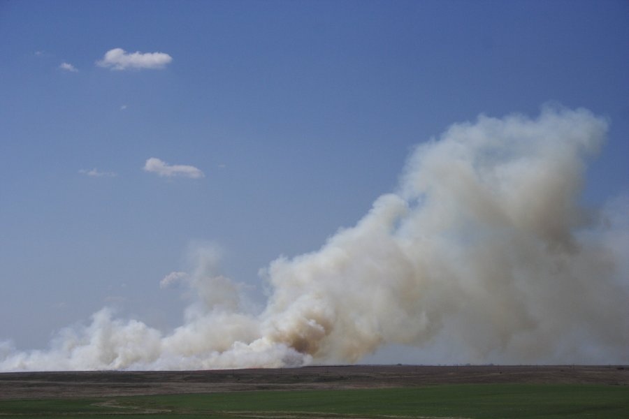 bushfire wild_fire : Gettysburg, South Dakota, USA   27 May 2006