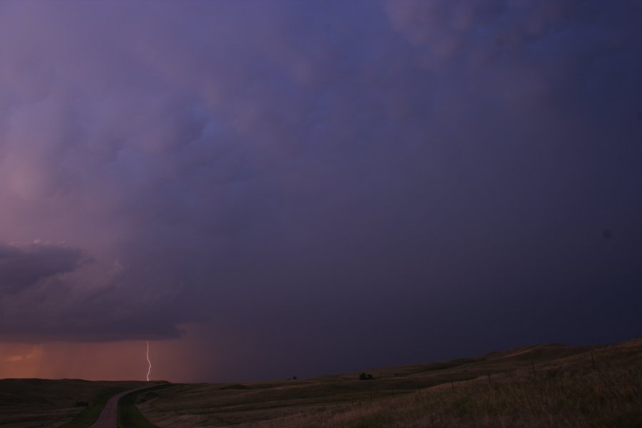 sunset sunset_pictures : S of Bismark, North Dakota, USA   27 May 2006