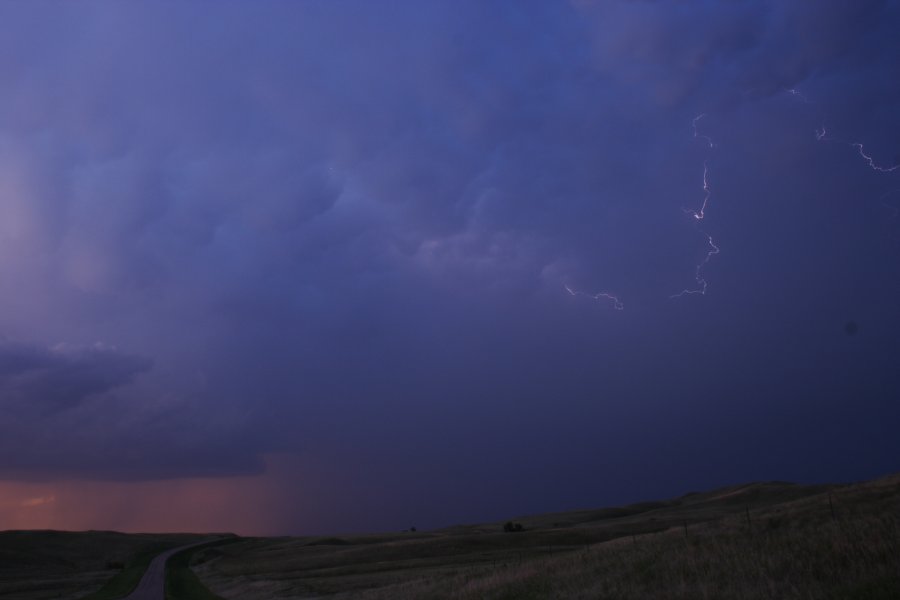 sunset sunset_pictures : S of Bismark, North Dakota, USA   27 May 2006