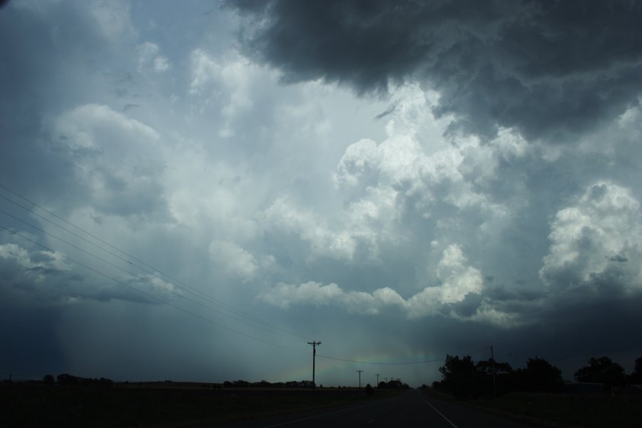 cumulonimbus supercell_thunderstorm : E of Wheeler, Texas, USA   30 May 2006