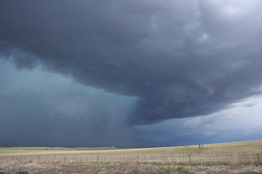 raincascade precipitation_cascade : E of Limon, Colorado, USA   31 May 2006