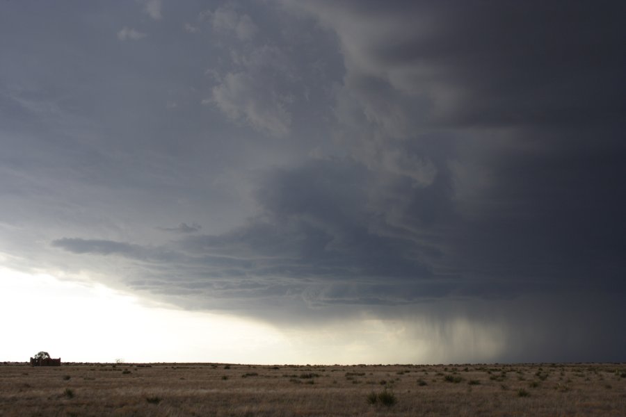 cumulonimbus thunderstorm_base : N of Clayton, Colorado, USA   2 June 2006