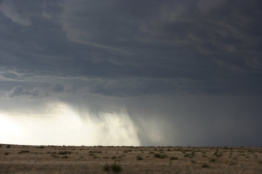 cumulonimbus thunderstorm_base : N of Clayton, New Mexico, USA   2 June 2006