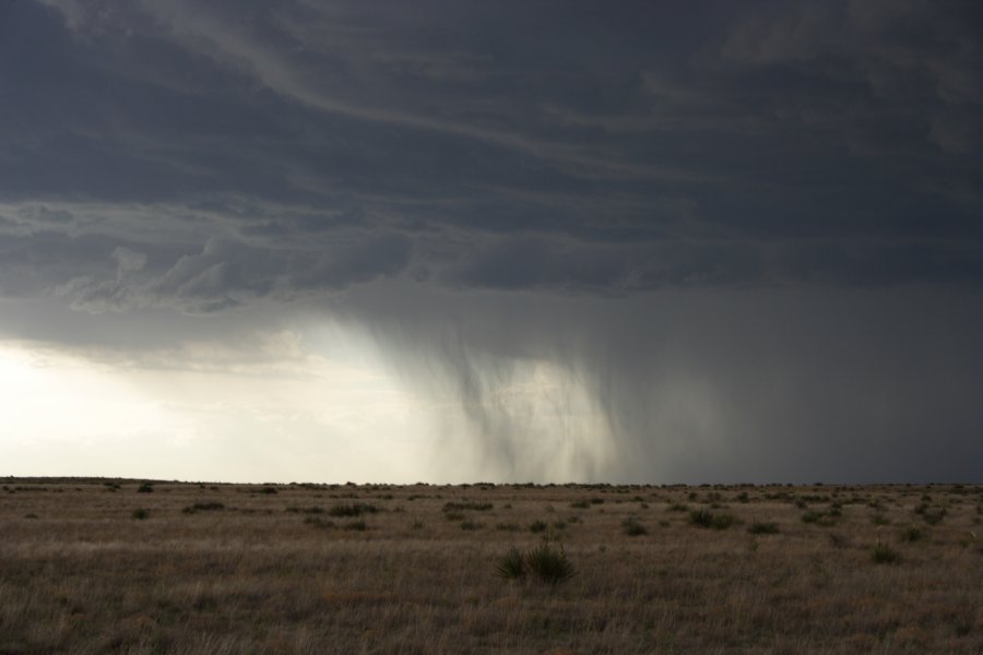 raincascade precipitation_cascade : N of Clayton, New Mexico, USA   2 June 2006