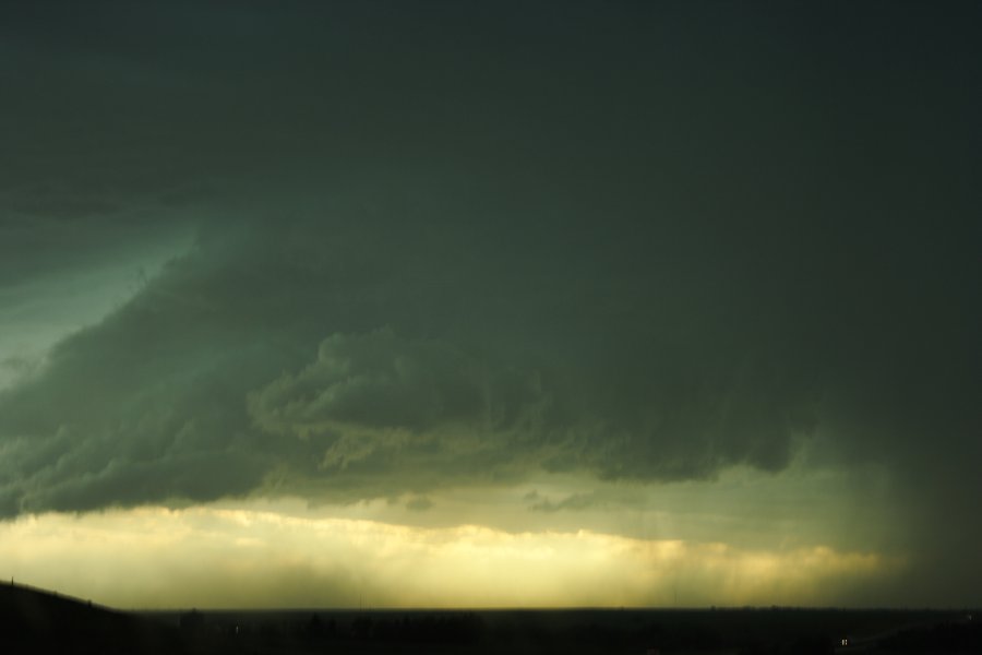 cumulonimbus thunderstorm_base : SW fo Wray, Colorado, USA   5 June 2006