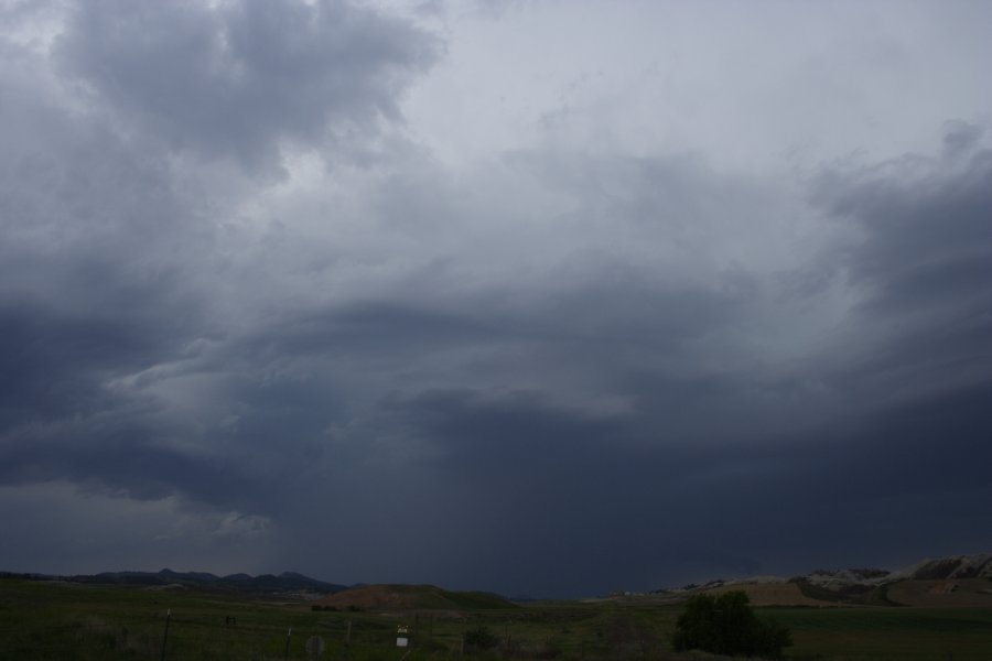 raincascade precipitation_cascade : E of Billings, Montana, USA   8 June 2006