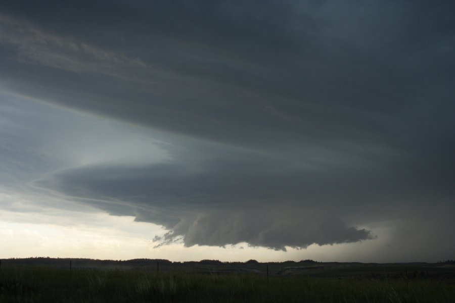 raincascade precipitation_cascade : E of Billings, Montana, USA   8 June 2006