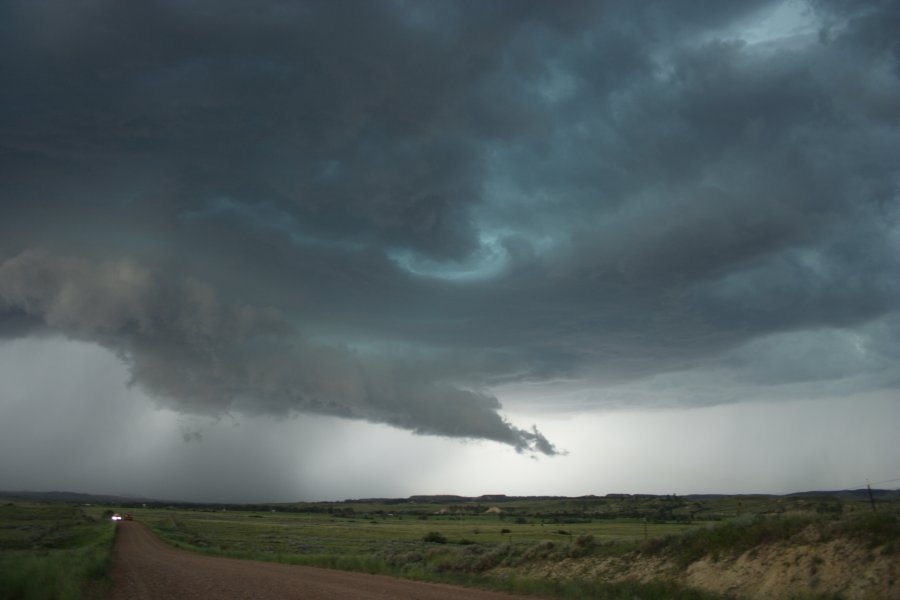 shelfcloud shelf_cloud : E of Billings, Montana, USA   8 June 2006