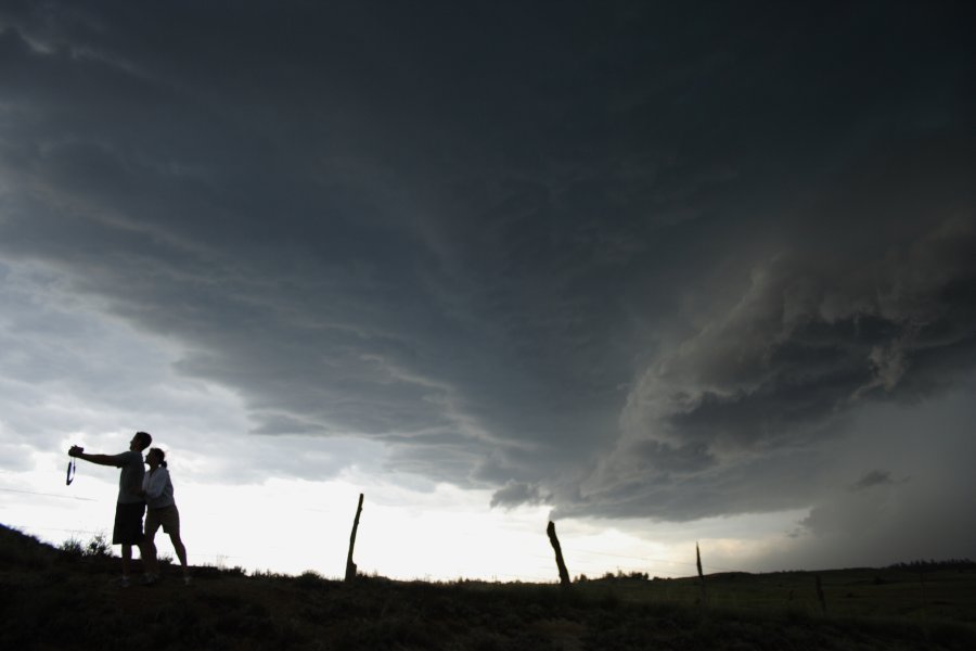 raincascade precipitation_cascade : E of Billings, Montana, USA   8 June 2006