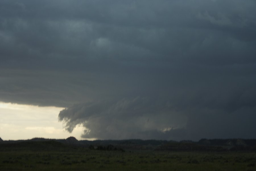 shelfcloud shelf_cloud : E of Billings, Montana, USA   8 June 2006