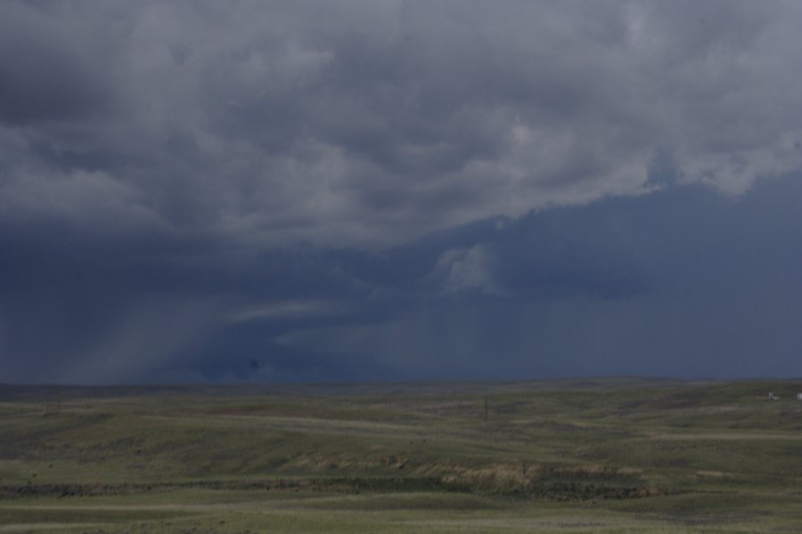 cumulonimbus thunderstorm_base : near Gillette, Wyoming, USA   9 June 2006