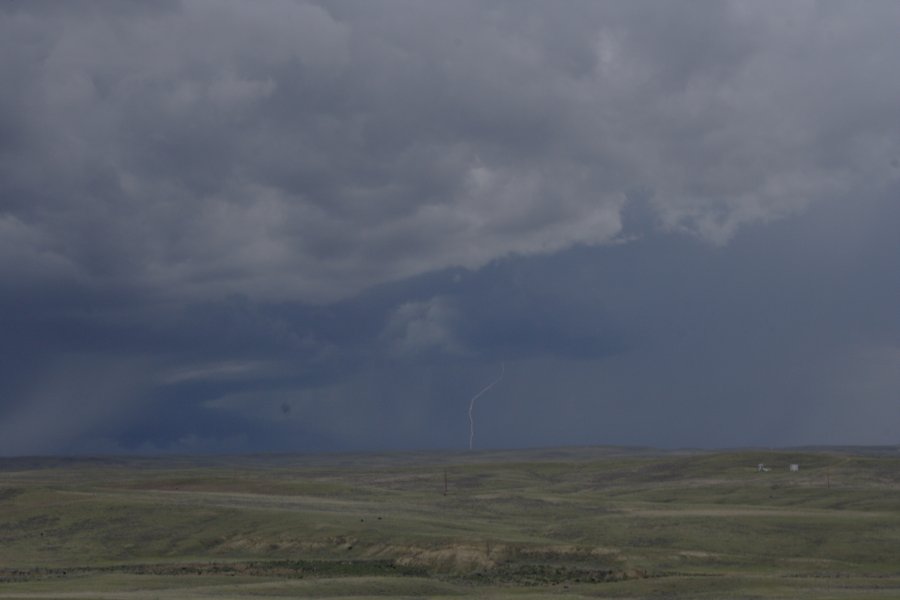 wallcloud thunderstorm_wall_cloud : near Gillette, Wyoming, USA   9 June 2006