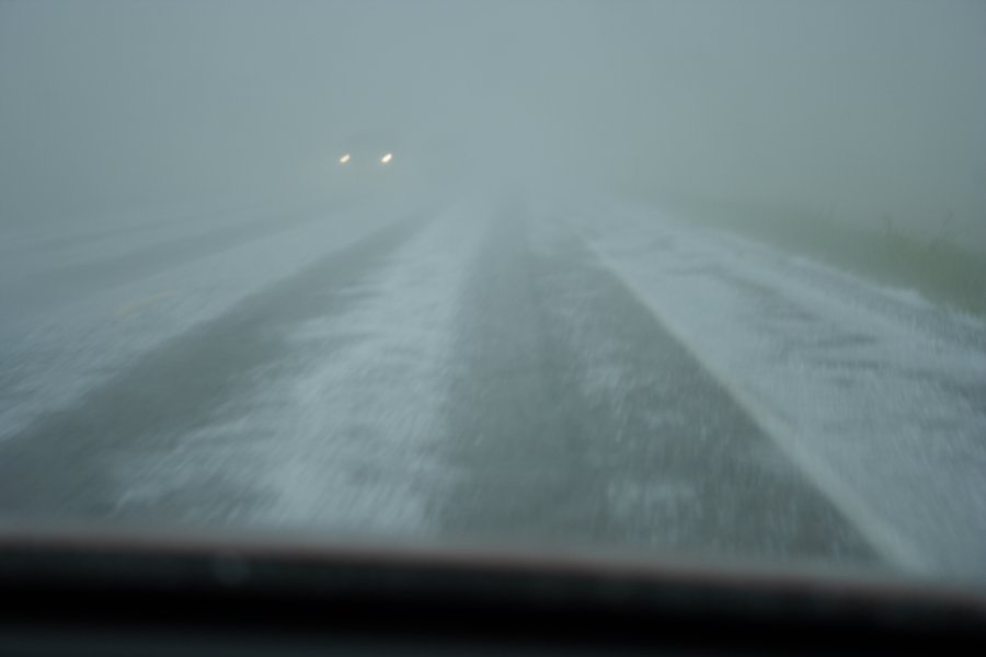 hailstones hail_stones : S of Newcastle, Wyoming, USA   9 June 2006