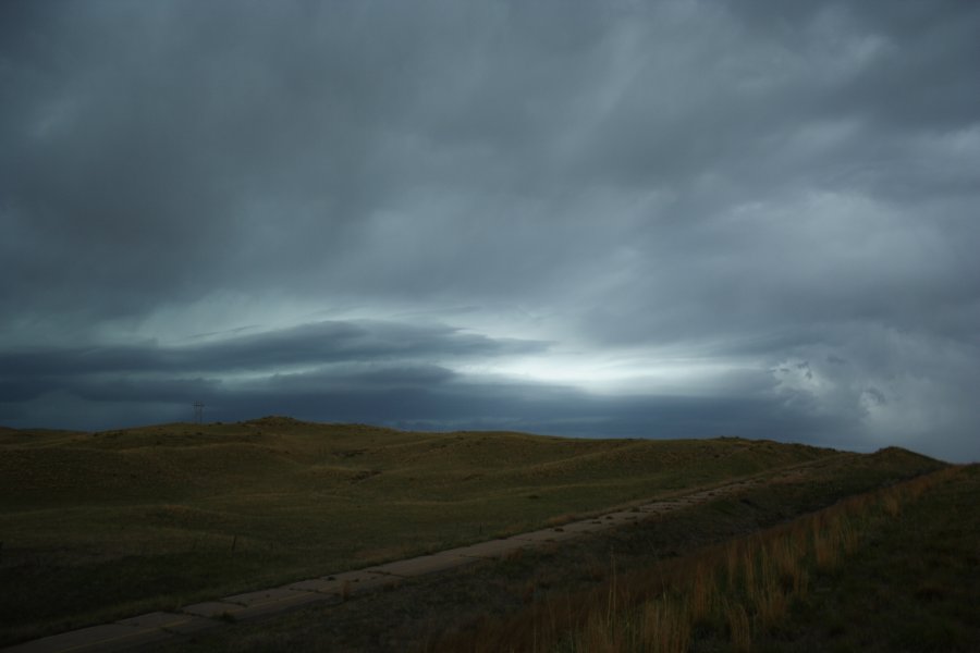 shelfcloud shelf_cloud : N of Authur, Nebraska, USA   10 June 2006