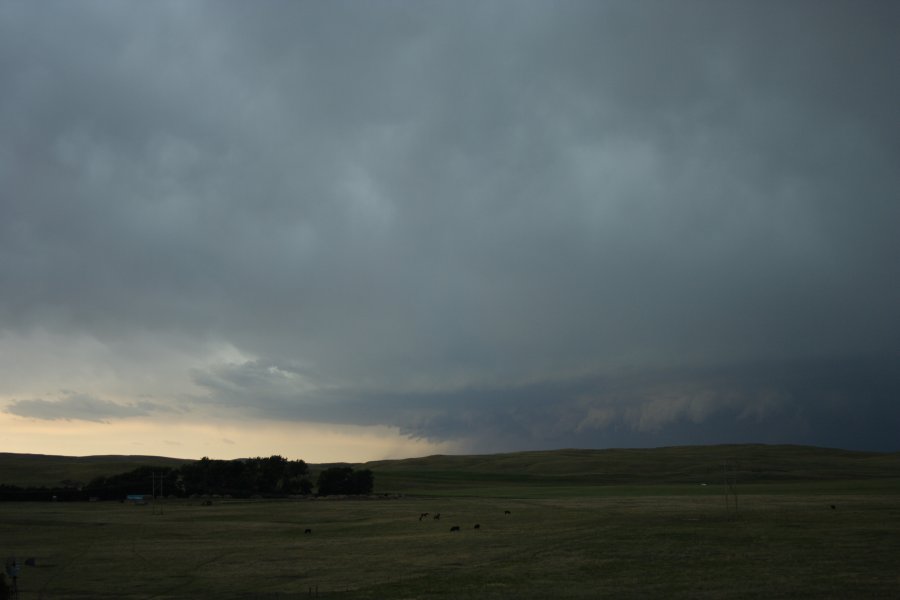 shelfcloud shelf_cloud : N of Authur, Nebraska, USA   10 June 2006