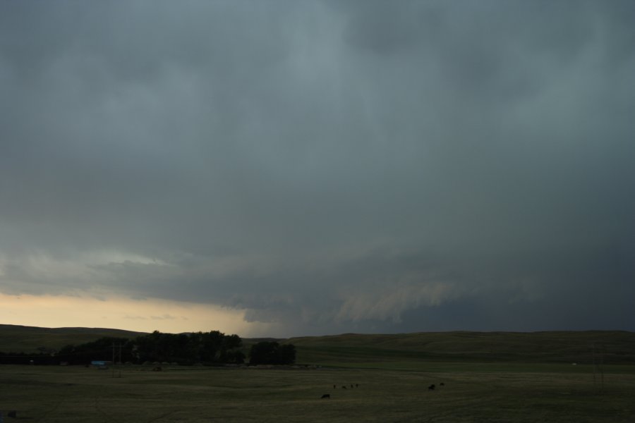 shelfcloud shelf_cloud : N of Authur, Nebraska, USA   10 June 2006