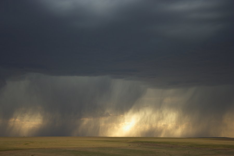 cumulonimbus thunderstorm_base : S of Fort Morgan, Colorado, USA   11 June 2006