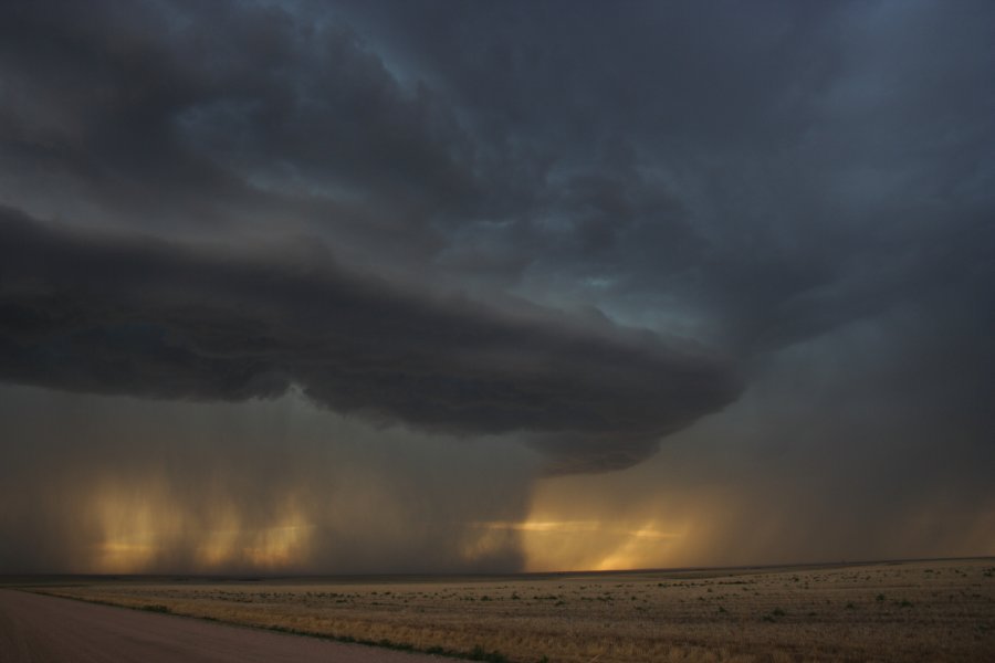 raincascade precipitation_cascade : S of Fort Morgan, Colorado, USA   11 June 2006