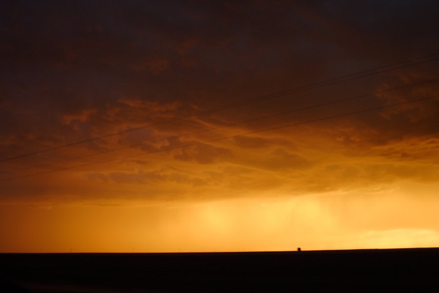 cumulonimbus thunderstorm_base : S of Fort Morgan, Colorado, USA   11 June 2006