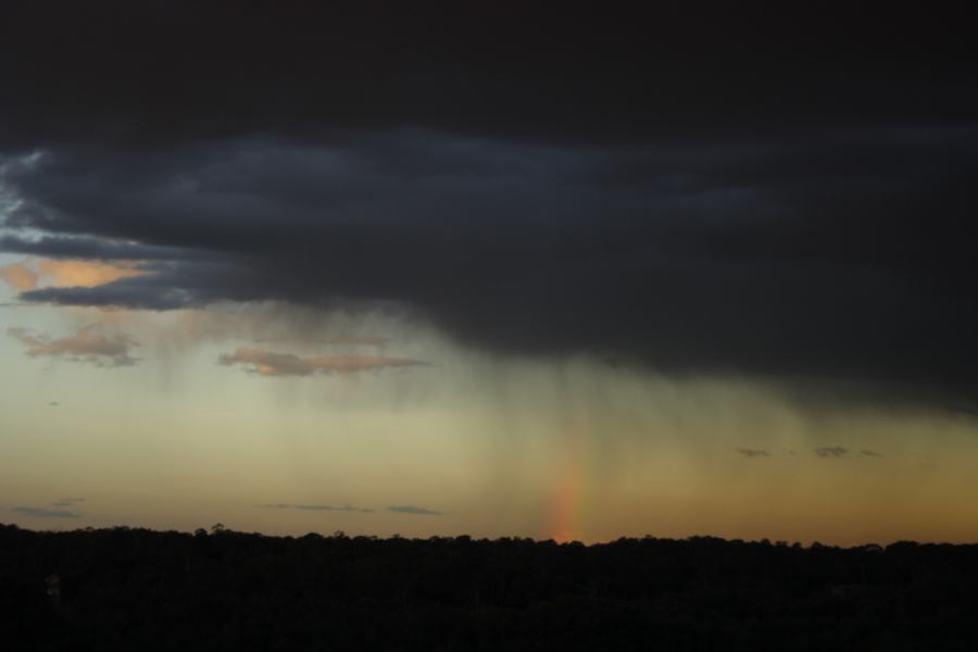 raincascade precipitation_cascade : Schofields, NSW   3 August 2006