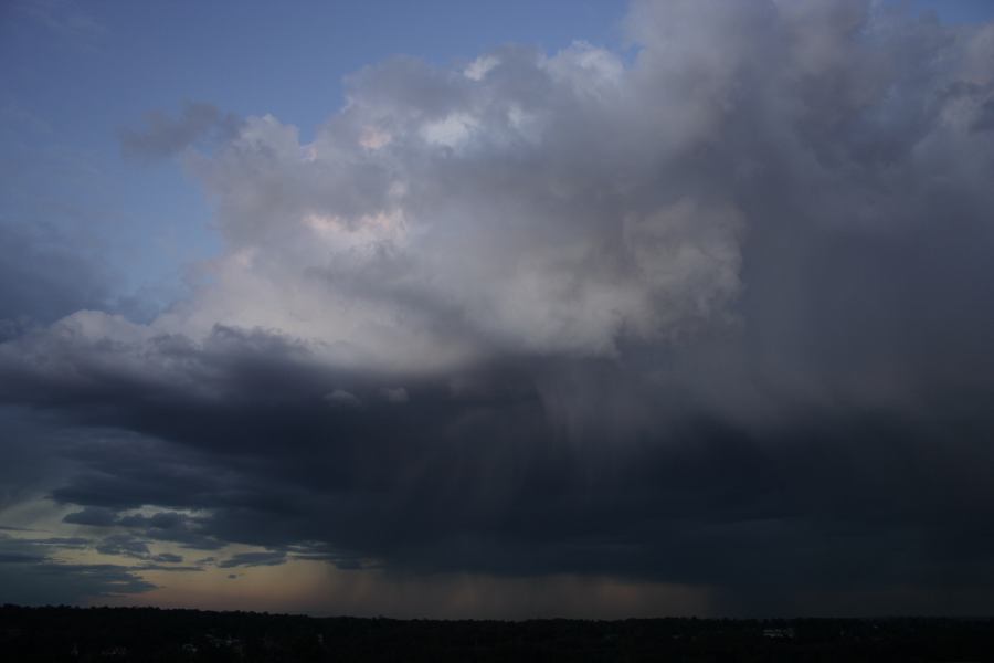 cumulonimbus thunderstorm_base : Schofields, NSW   3 August 2006