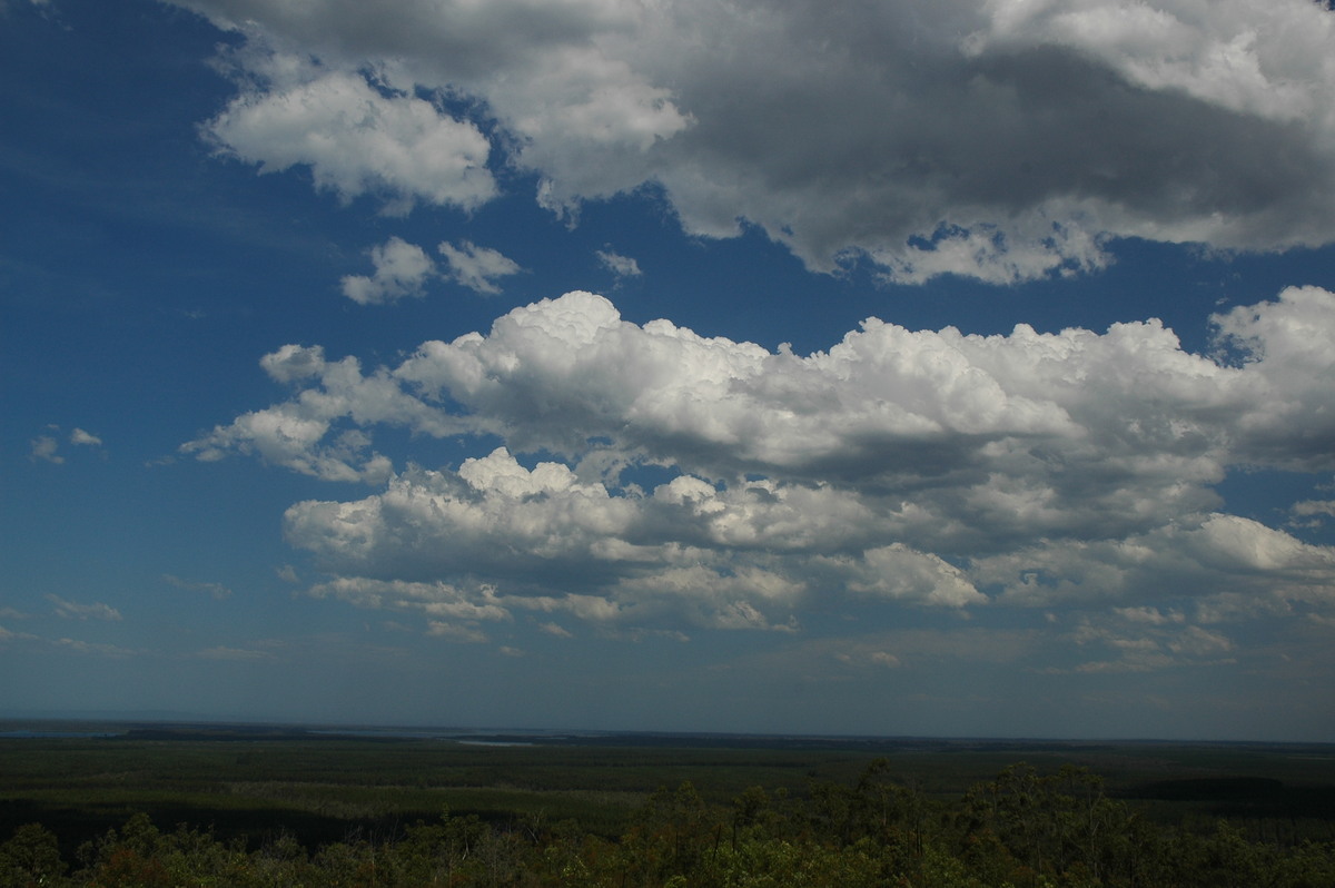cumulus humilis : Glasshouse Mountains, QLD   28 October 2006