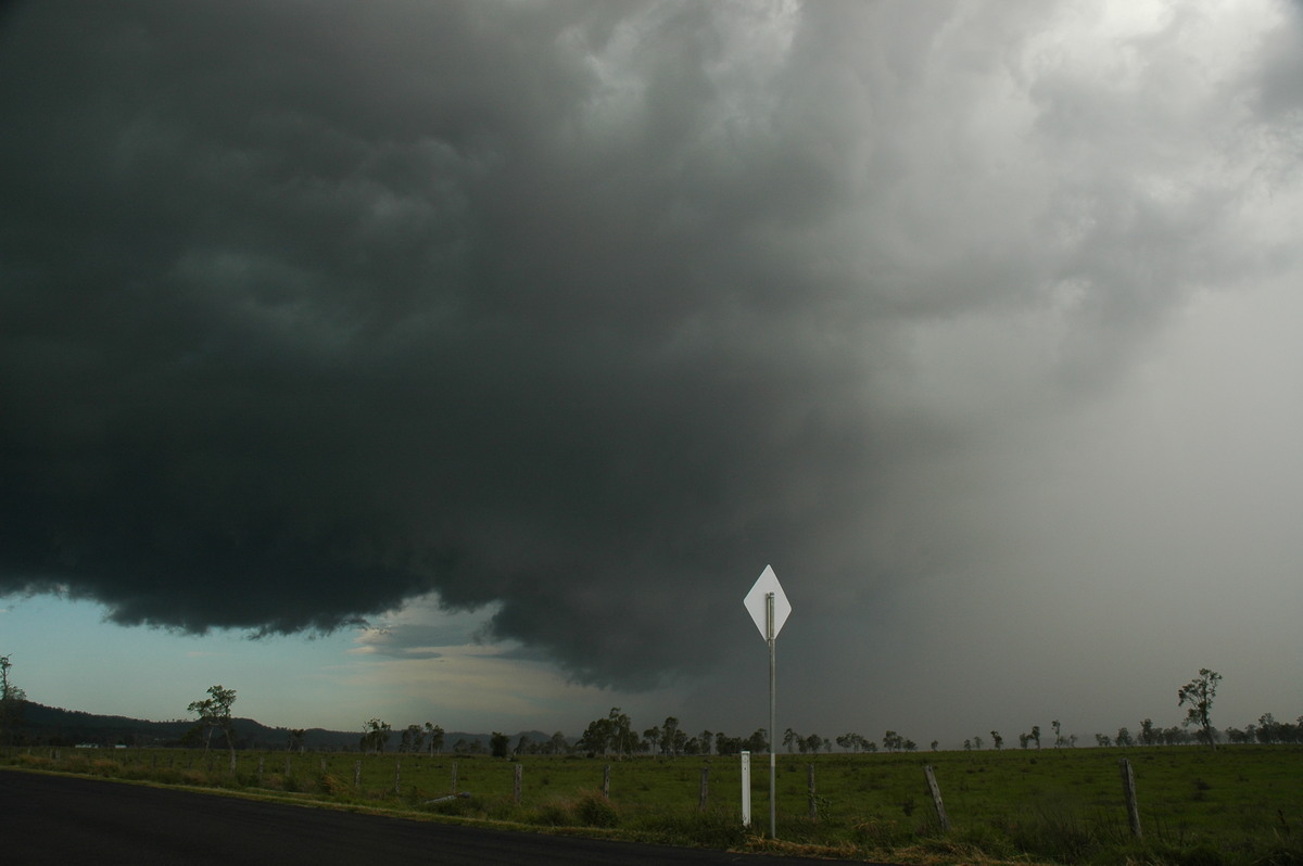 cumulonimbus thunderstorm_base : Casino, NSW   1 November 2006