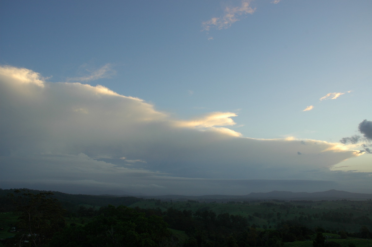 anvil thunderstorm_anvils : Mallanganee NSW   7 November 2006