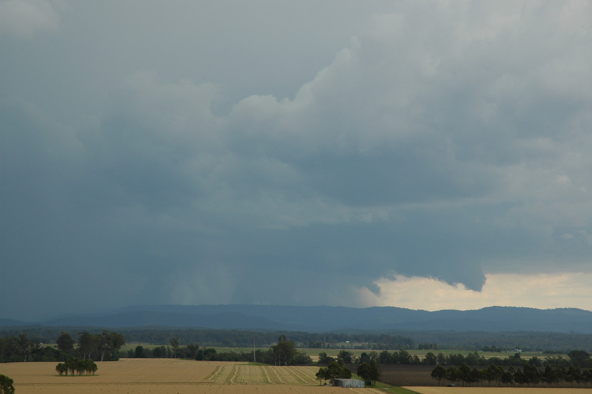 cumulonimbus supercell_thunderstorm : N of Casino, NSW   8 November 2006